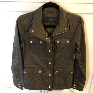J. Crew Brown Jacket w/Gold-Tone buttons, EUC